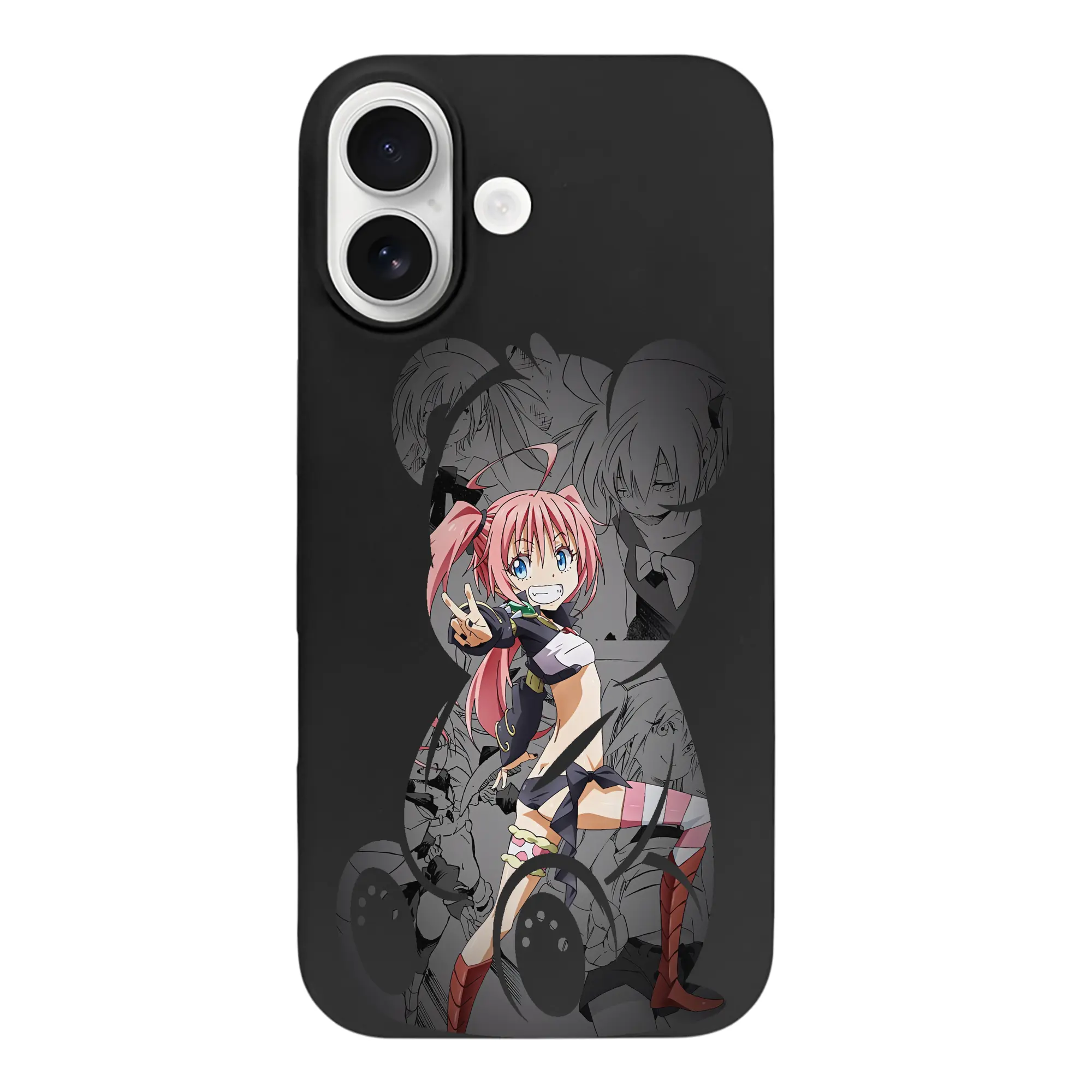 転生したらスライムだった件 グッズ,ミリム・ナーヴァ - iPhone 17 シリーズ シリコンケース 薄型 耐衝撃 指紋防止 ソフトタッチカバー 精密フィット 傷防止 保護ケース iPhone 17/17 Air/17 Pro/17 Pro Max 対応